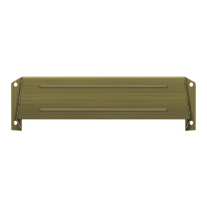 Deltana Letter Box Hood, Antique Brass