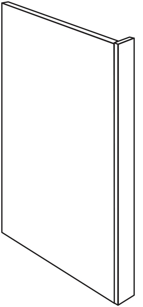 Dishwasher Return Panel 3 W X 34-1/2 H X 24 D – Nostalgic by TA Cabinetry