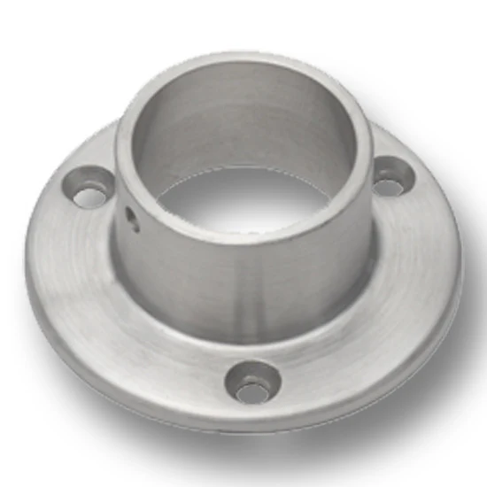 Wall Flange for 1-1/2″ Tubing Satin Stainless Steel