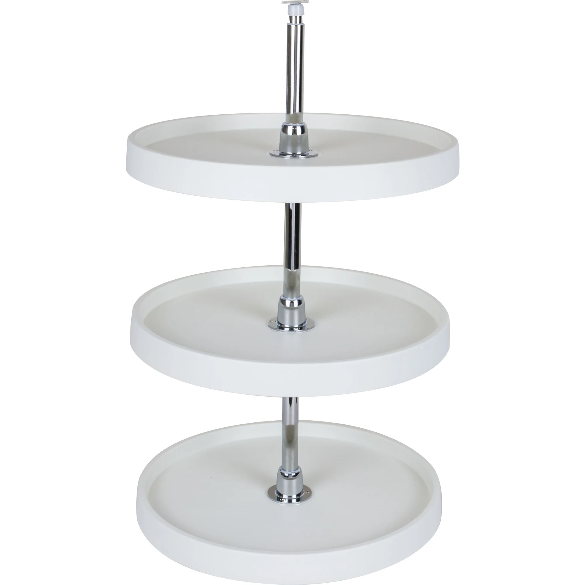 Hardware Resources 18″ Diameter Round Plastic Lazy Susan Set