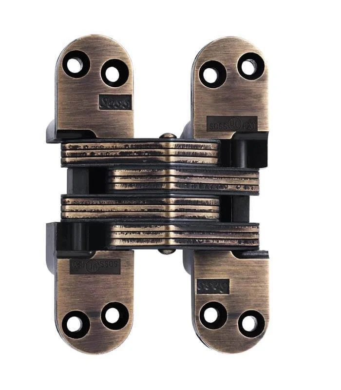 SOSS Hinge #218 4-5/8″ Over All Height, Antique Brass