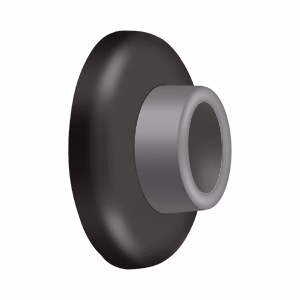 Deltana Wall Mount Concave Flush Bumper 2-1/2" Diameter