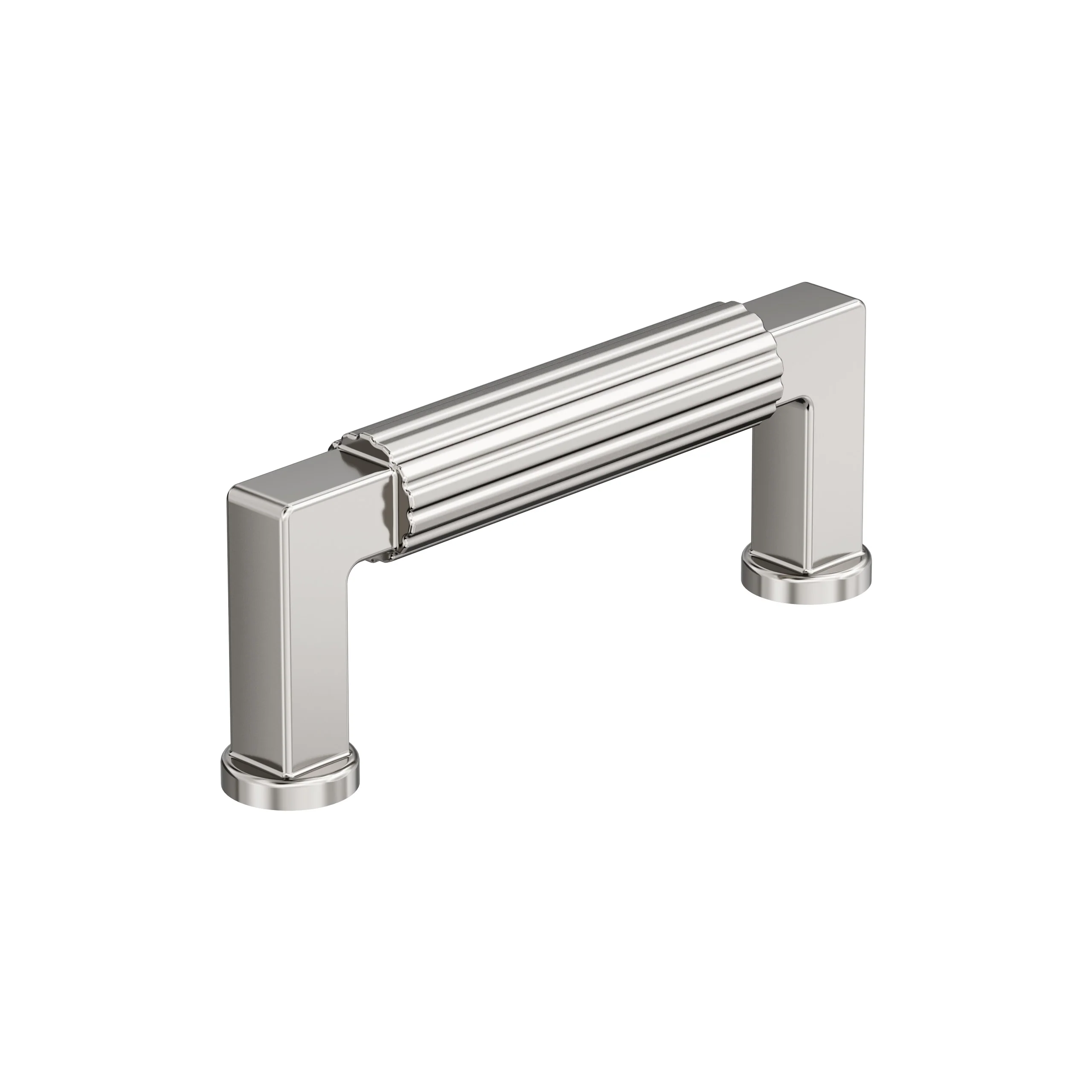 Amerock Ballard Pull 3" Center To Center, Polished Nickel