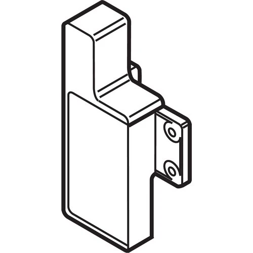 Blum Front Fixing Bracket For Metabox Steel Inside Drawer, 4″