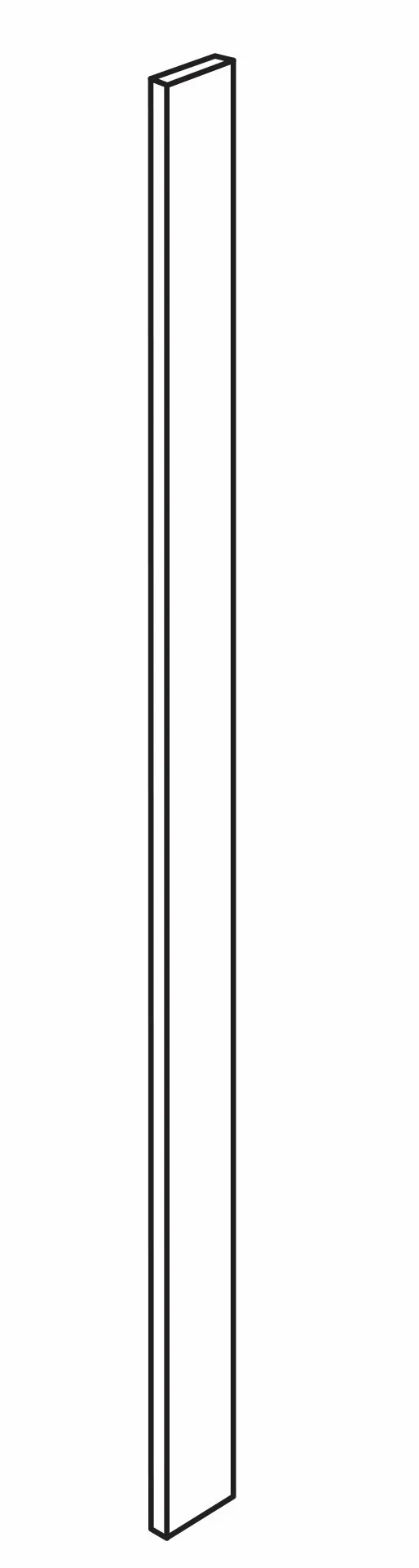 Tall Filler 3 W X 96 H X 3/4 Th – Regal Oak by Horning