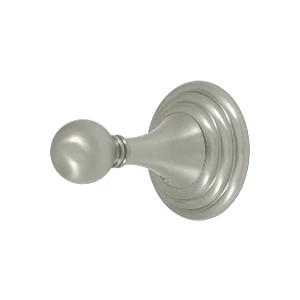 Deltana Robe Hook Classic 98C Series, Satin Nickel, Single