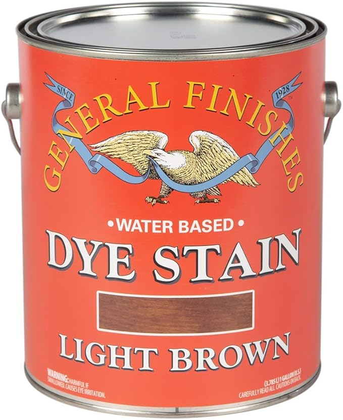 General Finishes Dye Stains, Light Brown, Gallon