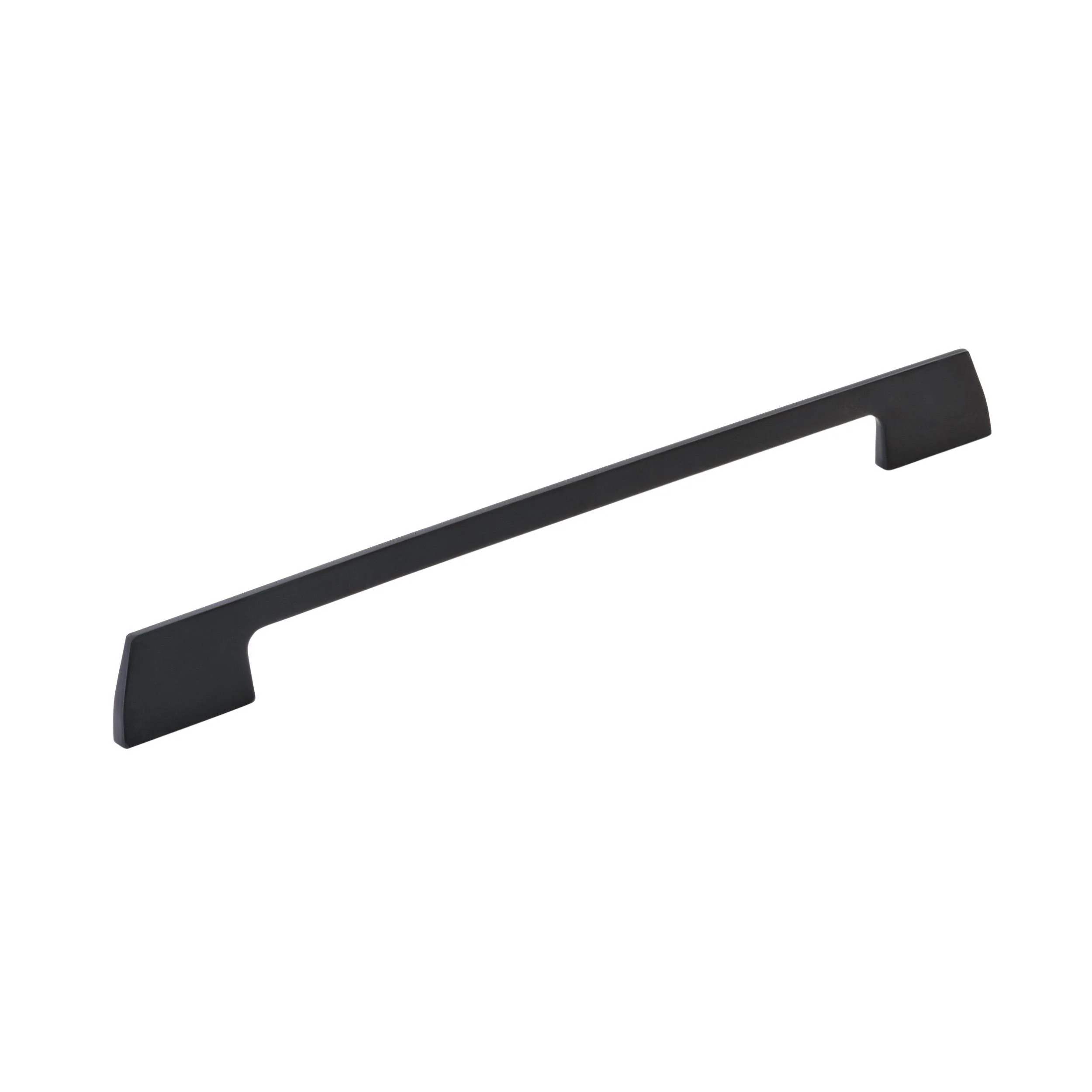 Amerock Angle Pull Matte Black 10-1/16″ Center to Center
