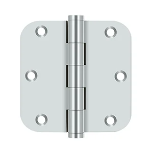 Deltana 3-1/2″ x 3-1/2″ Hinges Chrome 5/8″ Radius