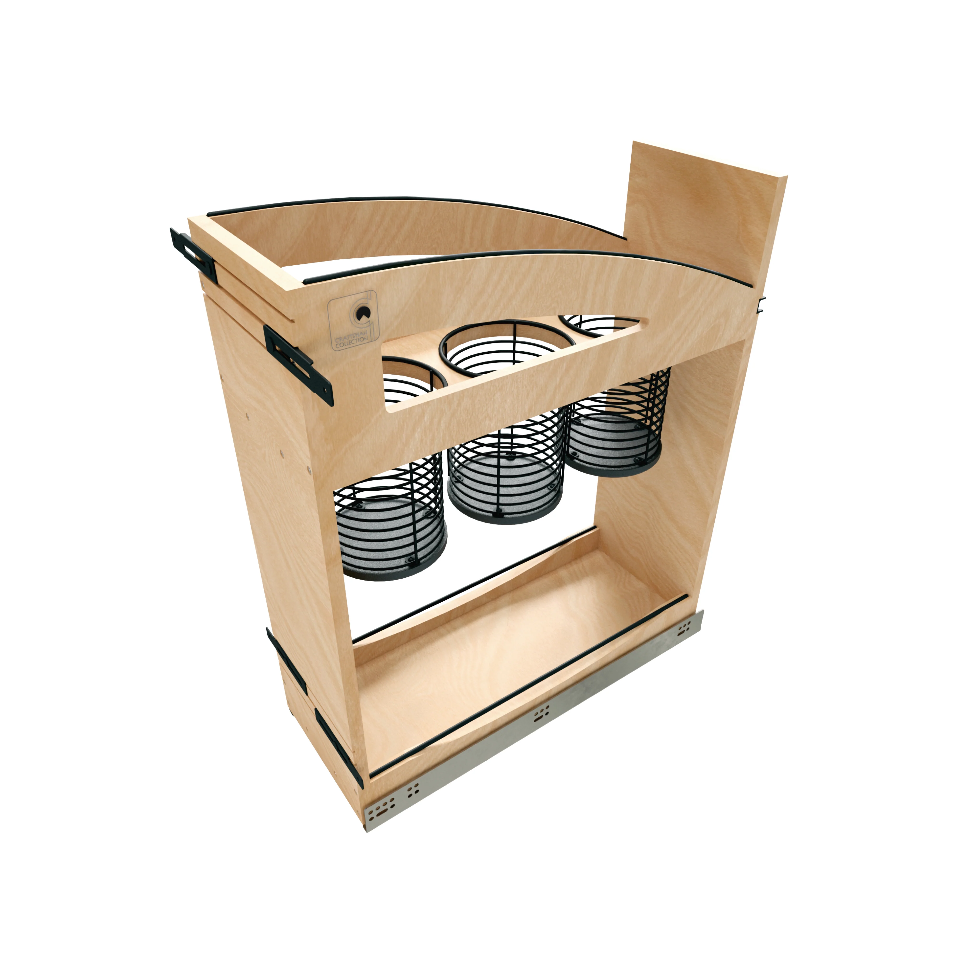 Craftsman Collection Solid Maple Utensil Pullout Organizer