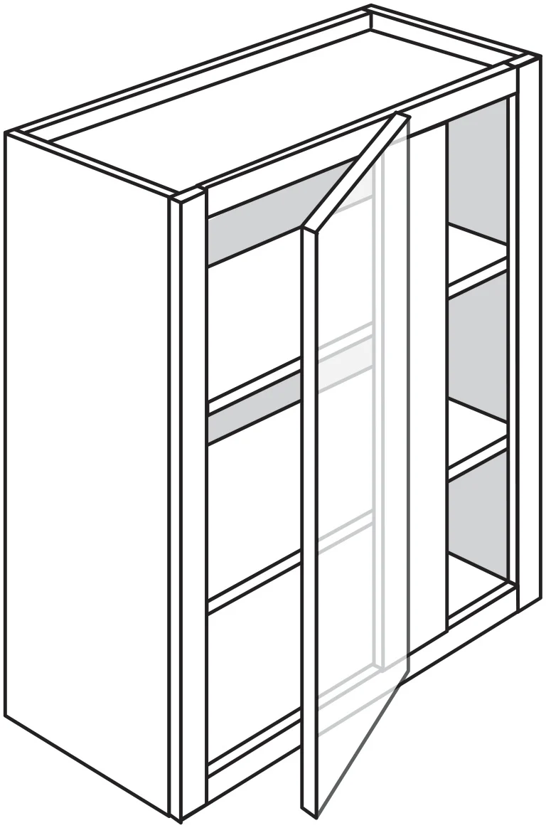 Glass Door Single Pane for W3039 – Doric by TA Cabinetry