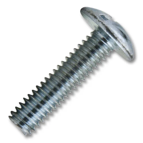 #8 Machine Screw Truss Head #2 Square/Phillips Combo Coarse Thread