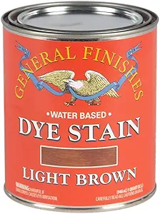 General Finishes Dye Stains, Light Brown, Quart