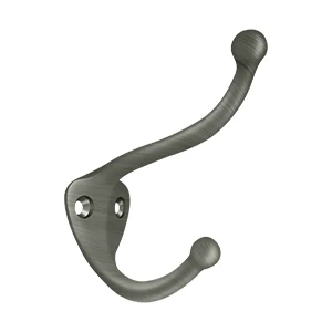 Deltana Coat Hat Hook, Antique Nickel