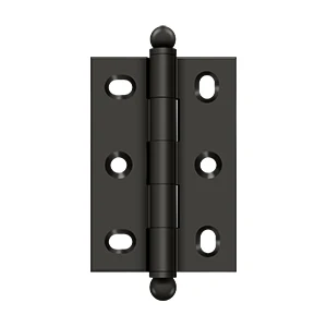 Deltana 2.5" x 1.75" Cabinet Hinge, Oil Rubbed Bronze