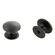 Knob, 1-1/4″ Diameter, 1-1/16″ Projection, Weathered Black, Multiples of 250