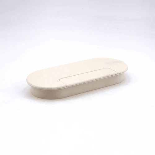 Sugatsune 166.5 mm x 75 mm Cable Grommet Cream