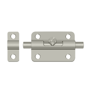 Deltana Barrel Bolt, Satin Nickel, 3″