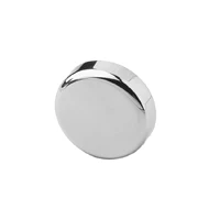 Clip Top Glass Door Hinge Chrome Cover Cap For The Door Front, Round, Steel, Multiples of 50