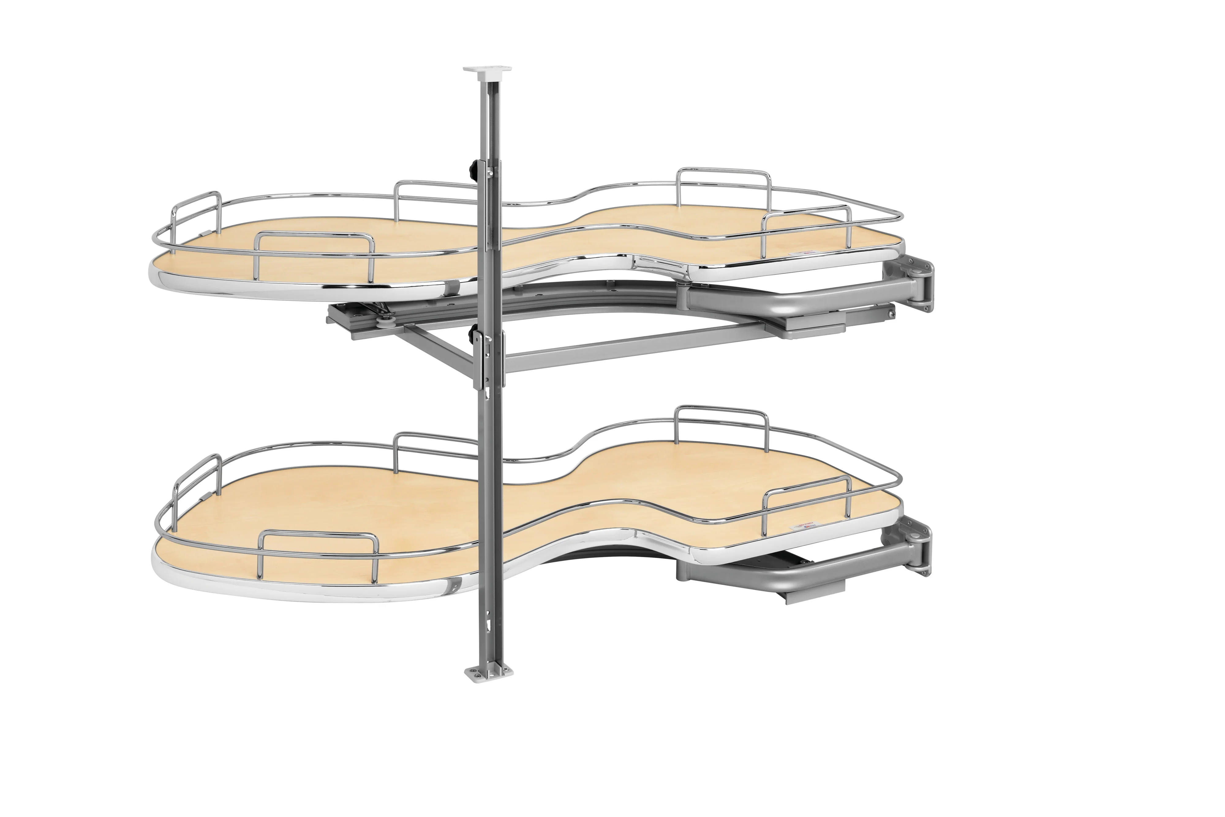 Rev-a-shelf Cloud Blind Corner Organizer 18″ Opening Width Right Opening Direction Maple