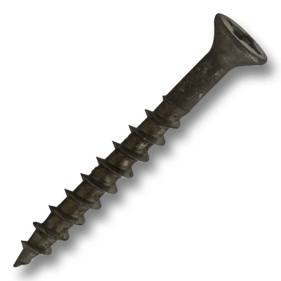 #6 Screw Square/Phillips Combo Flat Head Coarse Thread Plain And Dri-Lube 1-1/4″