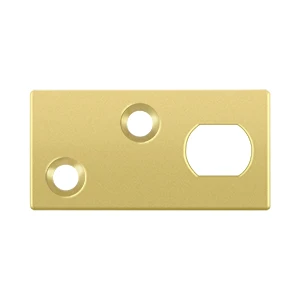 Deltana Guide Plate For 12EFB Extension Flush Bolt, Polished Brass