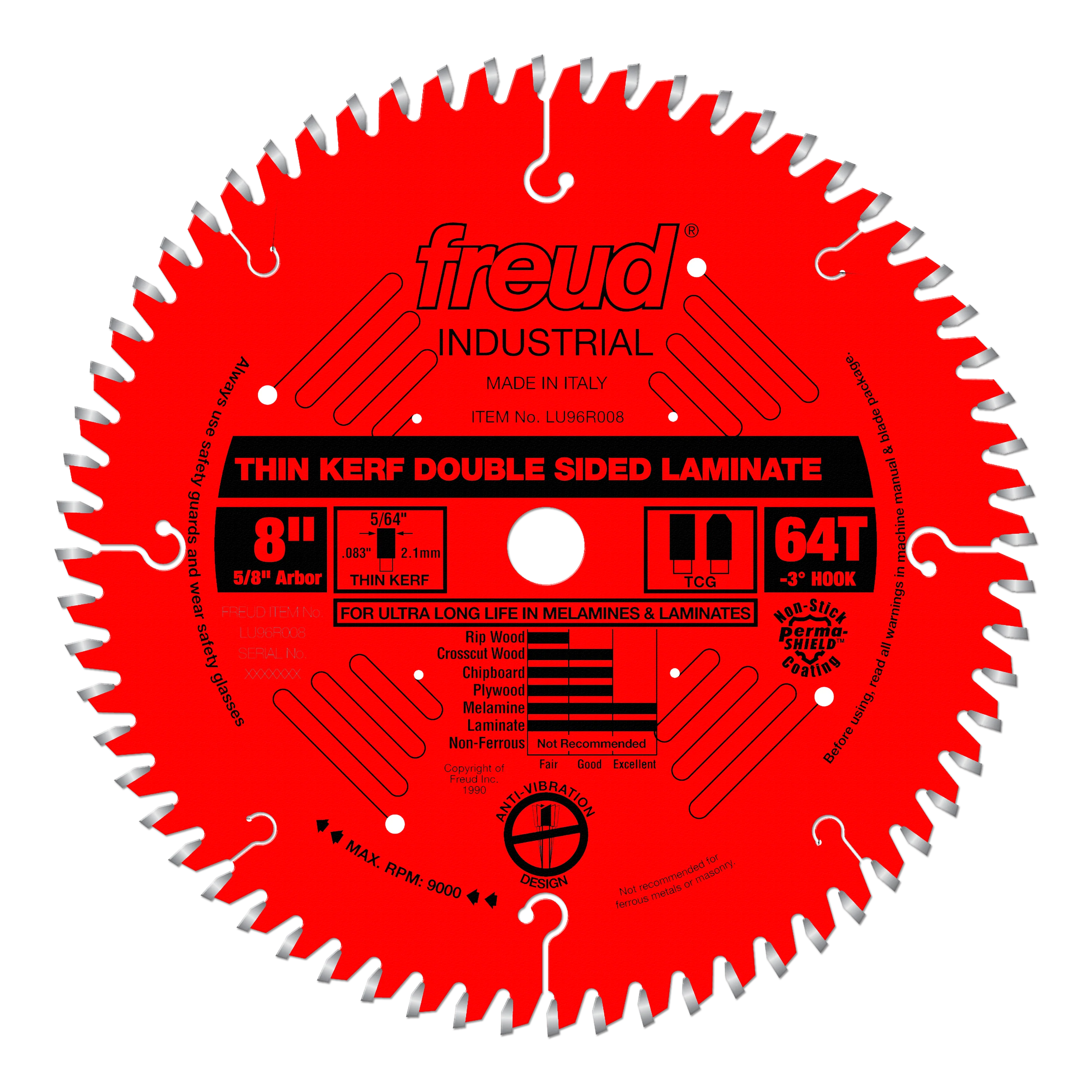 Freud Thin Kerf Double Sided Laminate/Melamine Blade