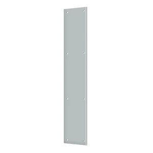 Deltana Push Plate, Brushed Chrome, 3-1/2″ x 20″