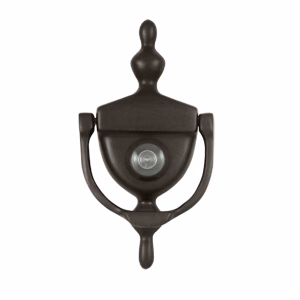 Deltana Door Knocker-Viewer, Oil Rubbed Bronze, 3-3/4"