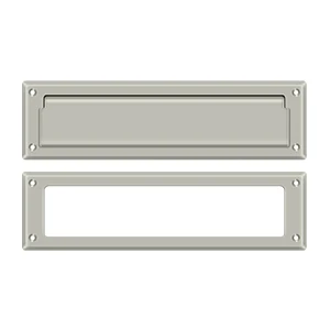 Deltana Mail Slot 13-1/8″ With Interior Frame, Satin Nickel