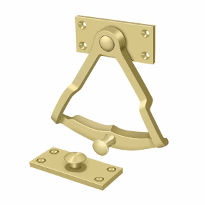 Deltana Dutch Door Quadrant, Polished Brass