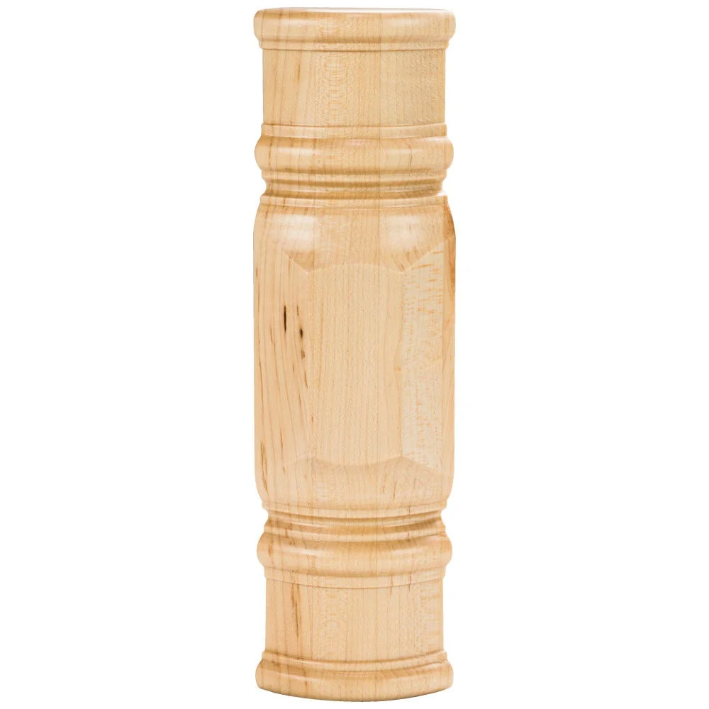 Hardware Resources Center Spool & Beveled Transition Block Alder 9-7/8" Length