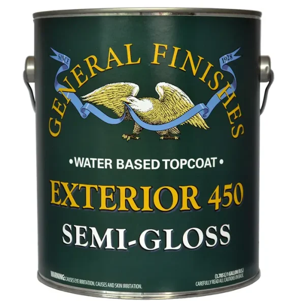 General Finishes Exterior 450 Clears, Semi-Gloss, Gallon