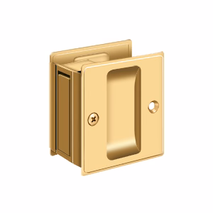 Deltana Pocket Locks 2-1/2" x 2-3/4" Passage Door, PVD