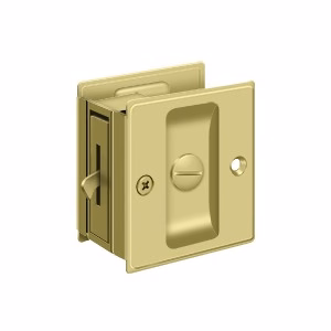 Deltana Sliding Door Pocket Lock, 2-1/2″ x 2-3/4″