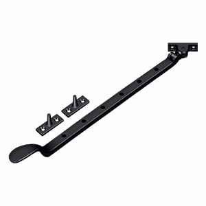 Deltana 13″ Colonial Casement Stay Adjuster, Black