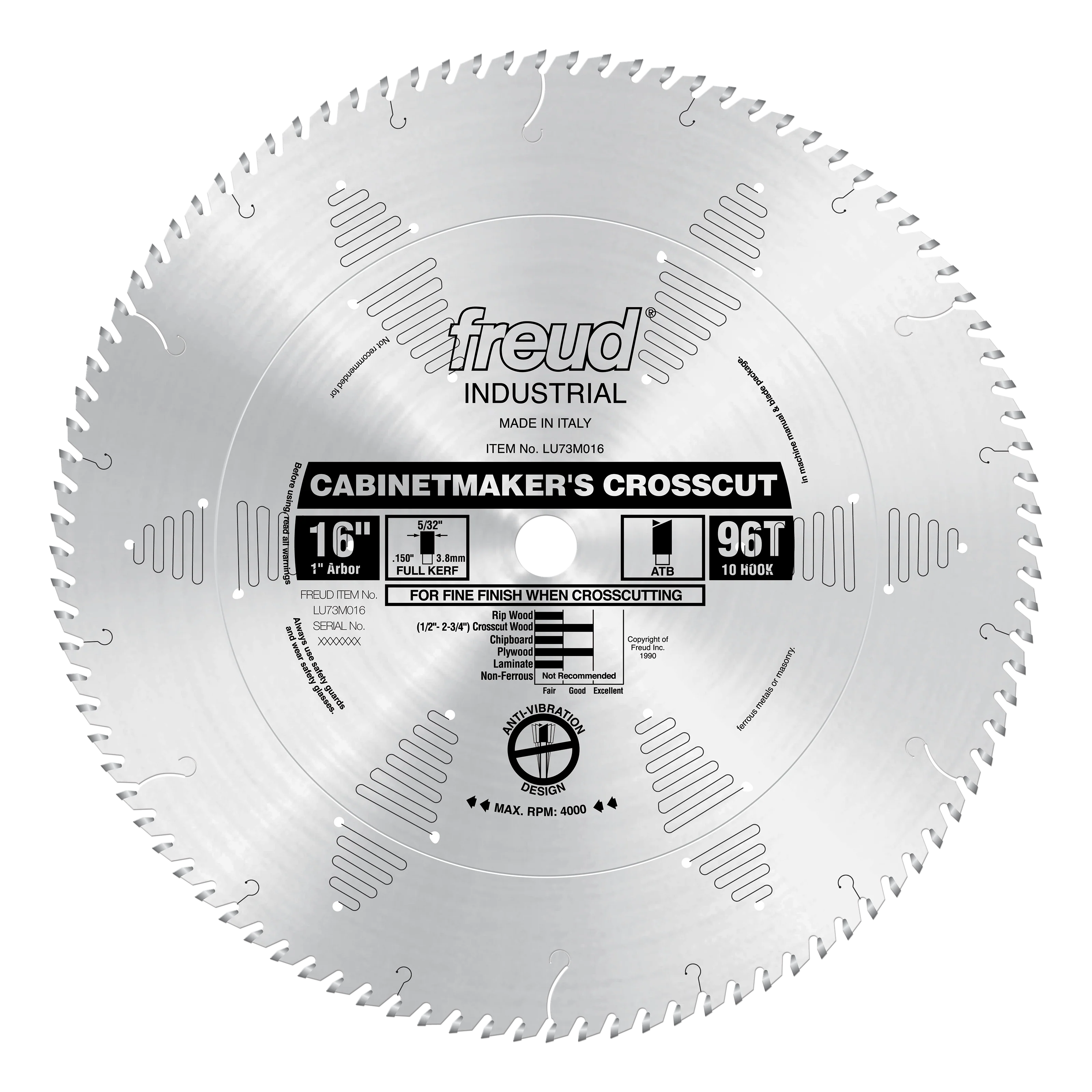 Freud Cabinetmaker's Crosscut Blades