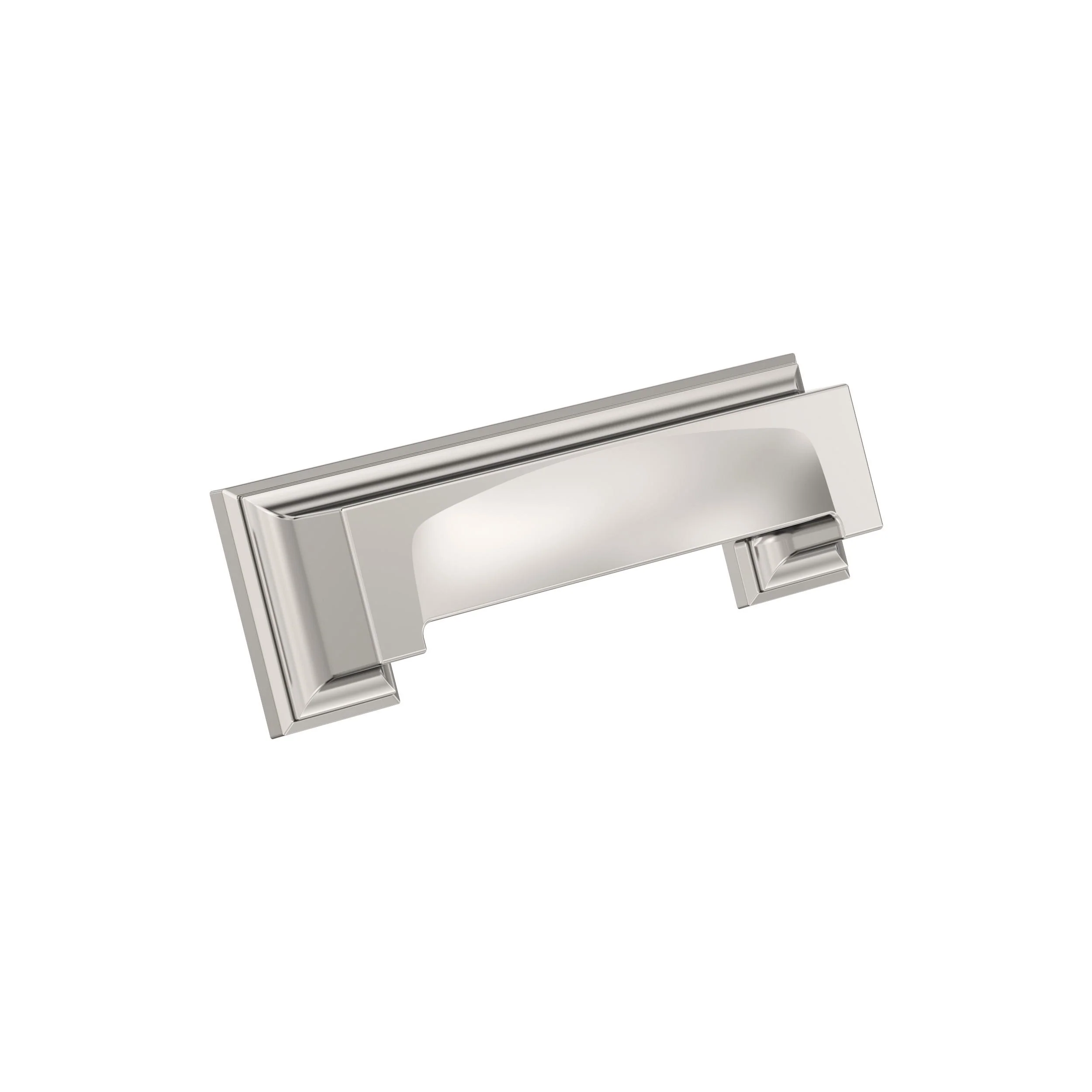 Amerock Appoint Cup Pull Polished Nickel 3-3/4″ Center to Center