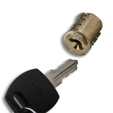 U.S. Futaba Core Lock #17 With 2 Keys Brass