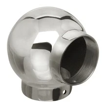 Ball Elbow for 1-1/2″ Tubing Polished Stainless Steel