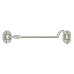 Deltana Cabin Hooks British Style, Satin Nickel, 6″