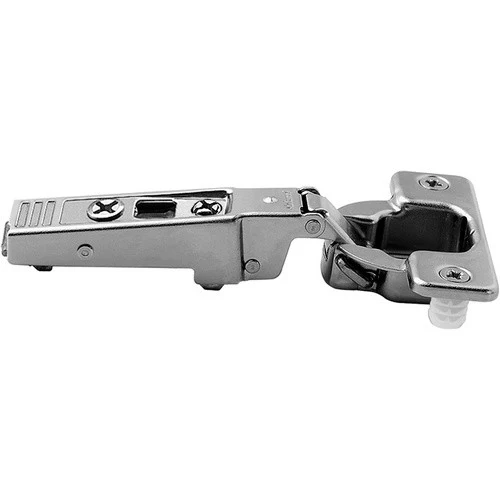 Blum Clip Top 95 Degree Thick Door Hinge Steel, Straight Arm, Press-In, Self-Closing