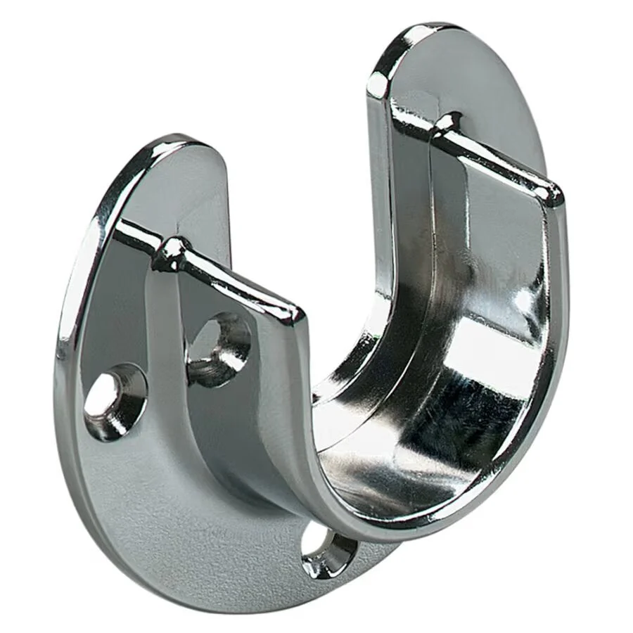 Open Flange For 1-1/4″ And 1-5/16″ DiameterTube Polished Chrome