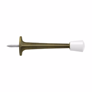 Deltana 3″ Baseboard Door Bumper Zinc Die-Cast, Antique Brass