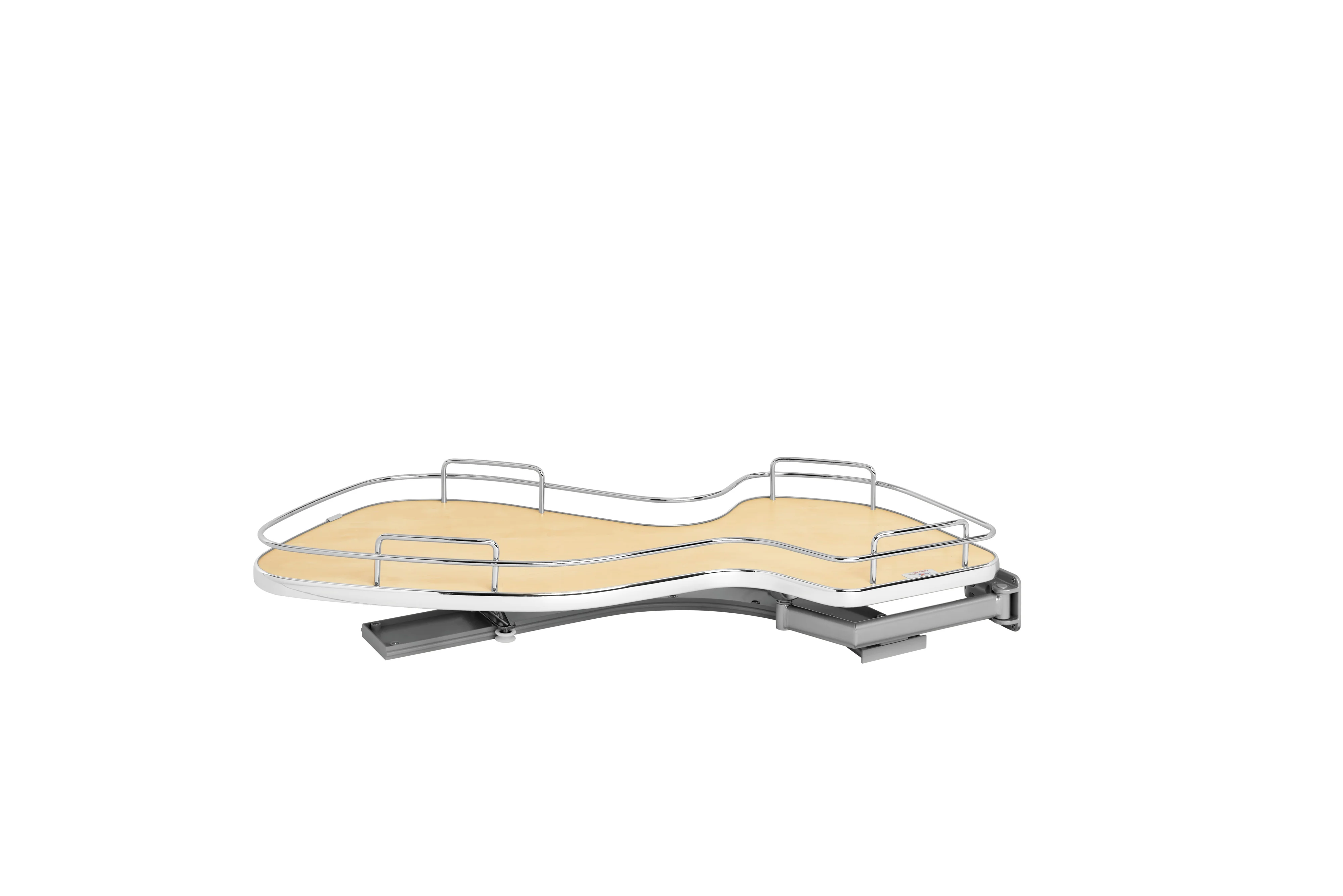 Rev-a-shelf Single-Tier Organizer For Blind Corner Cabinet 15″ Wide Opening Right Opening Maple