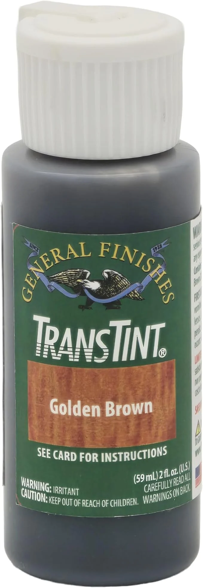 General Finishes Transtint, Golden Brown, 2oz