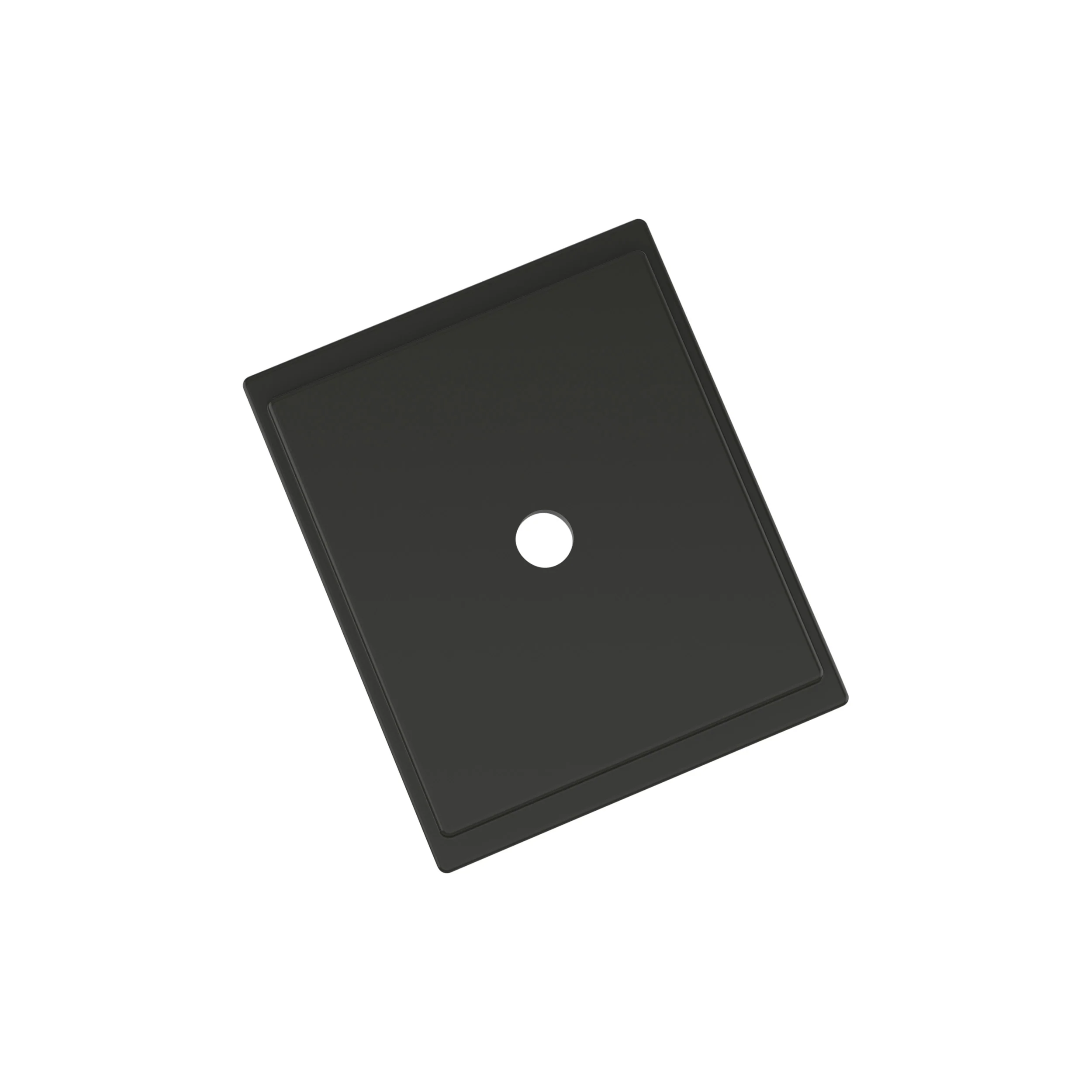 Amerock Maymont Backplate For Knob 1-5/8″ Length, Matte Black