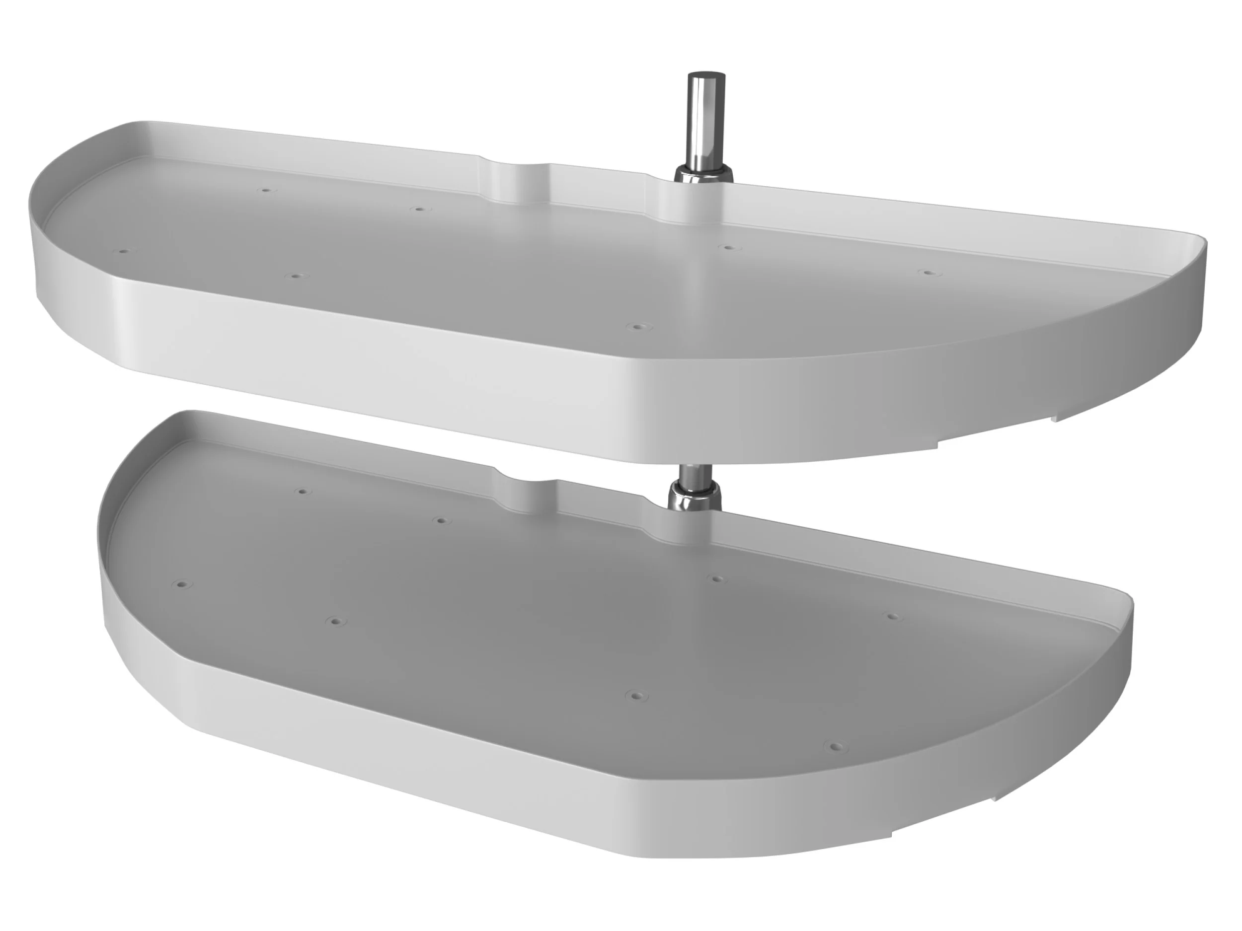 Rev-a-shelf Half Moon 2-Shelf Lazy Susan Set, 31″
