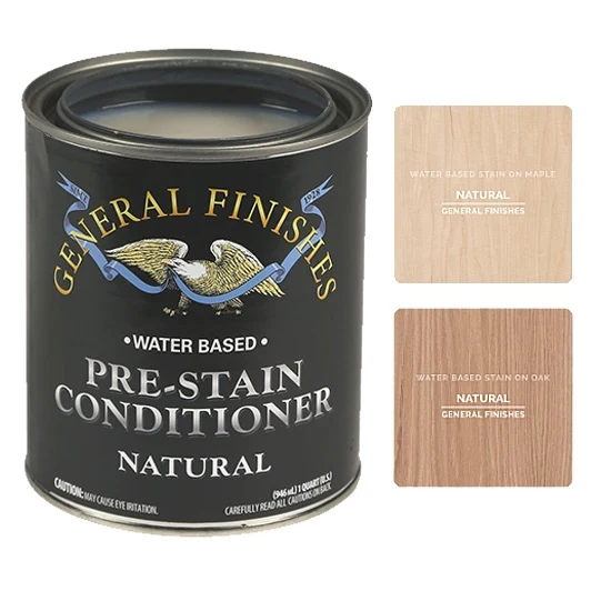 General Finishes Water Based Wood Stains, Natural, Quart