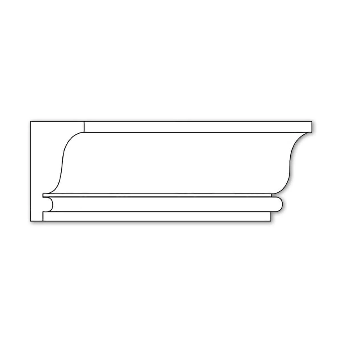 Small Traditional Corbel, 3 3/4″w x 7″h x 3 3/8″d Maple